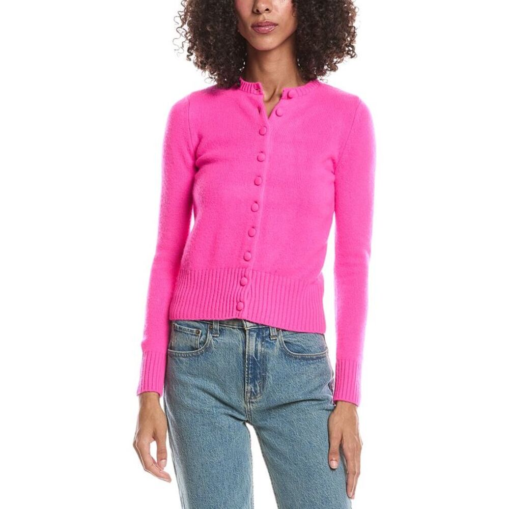 Brodie Cashmere Womens  Niamh Cashmere Cardigan, Pink